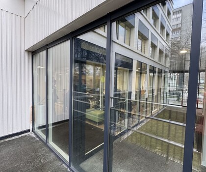 Перегородки внешние черные